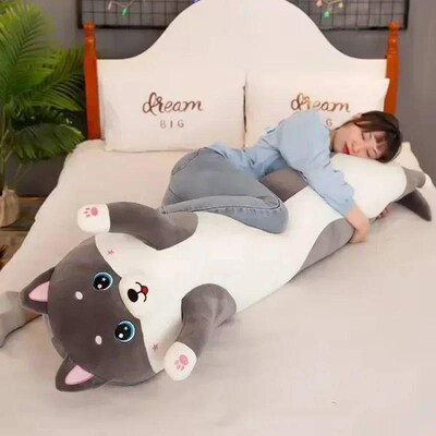 Lovealy Husky Side Sleeping Body Pillow 50130cm Bed Sofa So