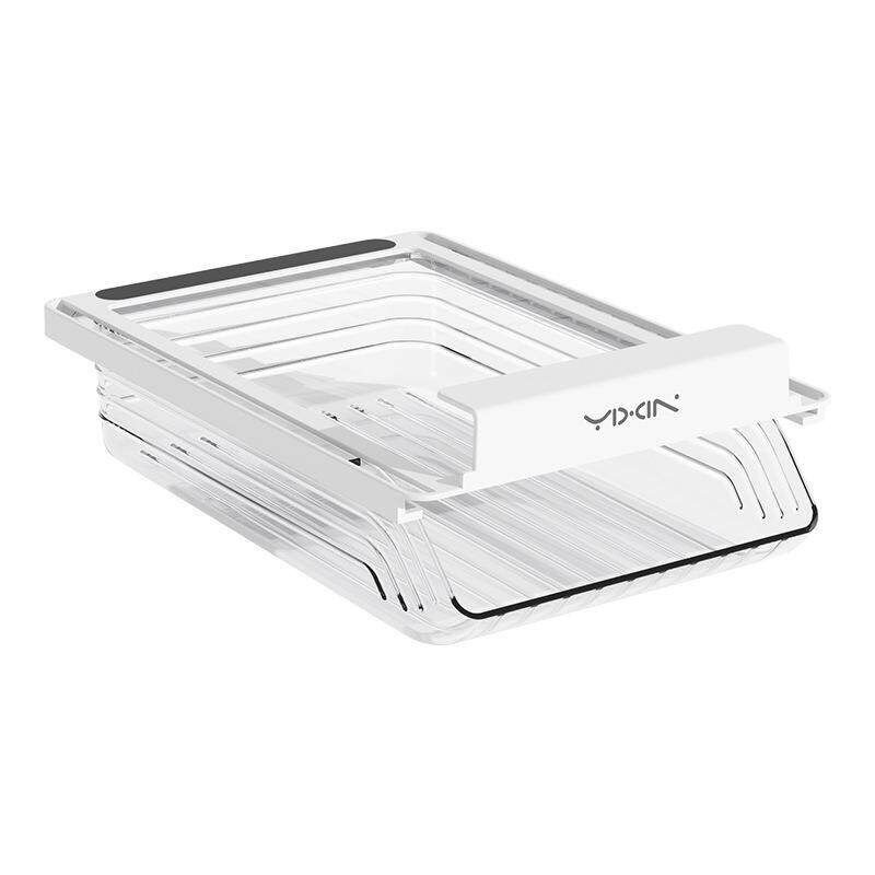 Egg Storage Box with Adjustable Size for Refrigerator, Trans - 实物图
