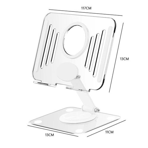 Acrylic Tablet Bracket Foldable Transparent Tablet Holder Ad