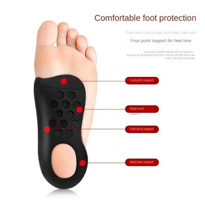 Flat Foot O-Shaped Legs Insole For Shoes Correction Arch Sup