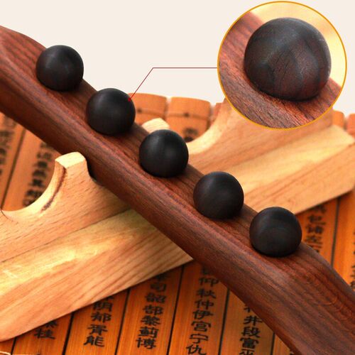 Natural Carbonized Wood Scraping Massage Stick Body Massage