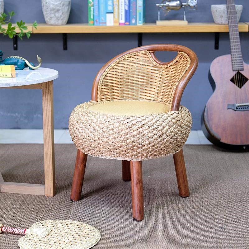 微简子靠背椅单人藤编小椅子家用田园风阳台竹编扶手休闲椅,住宅家具,阳台椅,淘宝优惠券,粉丝福利购,淘宝优惠卷