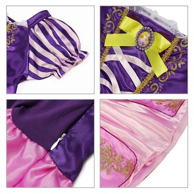 Children Encanto Isabella Mirabel Dress Girls Rapunzel