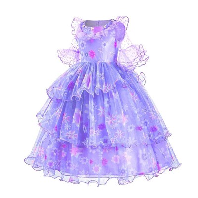 Encanto Costumes Cosplay Princess Dress Isabella Charm for