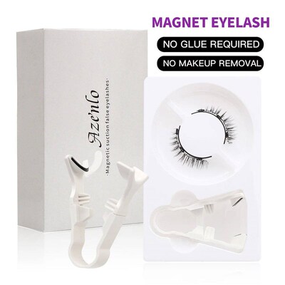 Reusable Magnetic Eyelashes And Mirror Case Gift Set 3D Most