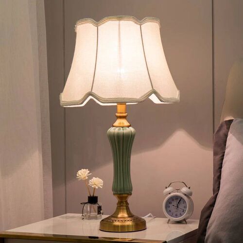 Modern Hotel Bedside Lamp Table Ceramic Light Nordic Ins Fab