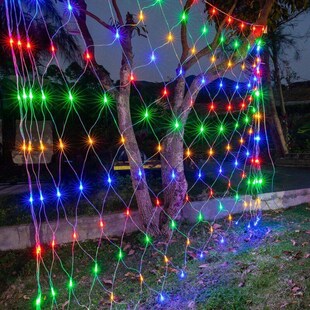 Fishing Net Mesh Curtain string String light Christmas Light