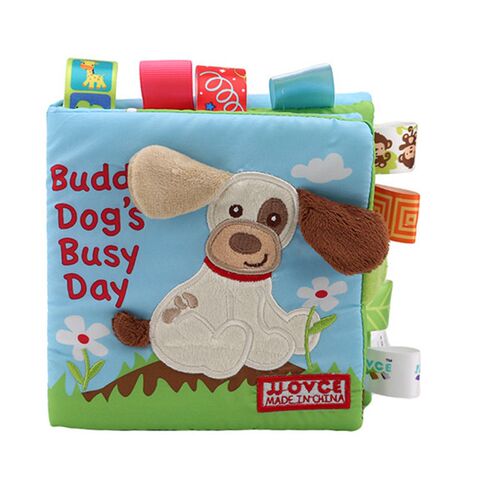 Kids Cloth Books Animal Style Monkey Owl Dog Newborn Baby To