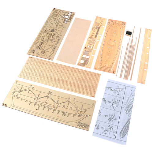 Assembling Building Kits Ship Model Wooden Sailboat Toys Sai