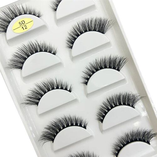 Natural 3D Mink False Eyelashes, Soft Wispy, Fluffy Eye Faux