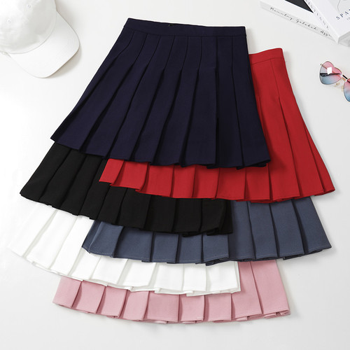 Womens Skirt Pleated Korean Style Summer Woman  Fashion