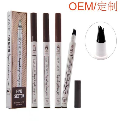 4 Point Eyebrow Pencil Waterproof Liquid Eyebrow Pen Makeup
