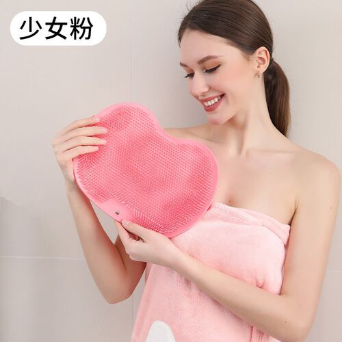 Silicone Back Scrubber Pad Bath MultiFunctional AntiSlip Foo
