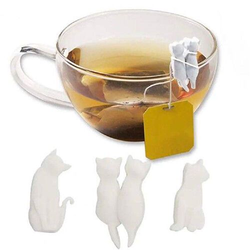 Heat-resistant Tea Bag Clips Tea Bag Holders Set of 6 Cute