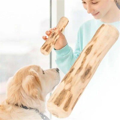Teeth Clean Wood Stick Safe Dog Teething Toy Stick Natural
