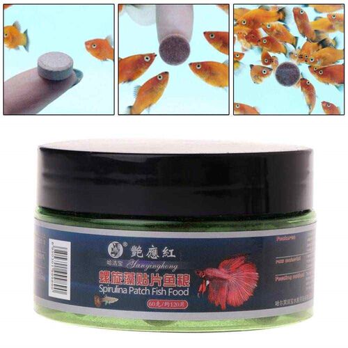 Fish Food Tablet Spirulina Algae Aquarium Pills Fish Tank Tr