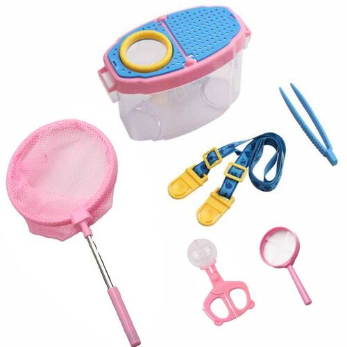 Portable Handheld Magnifying Glass Insect Observation Box Ob