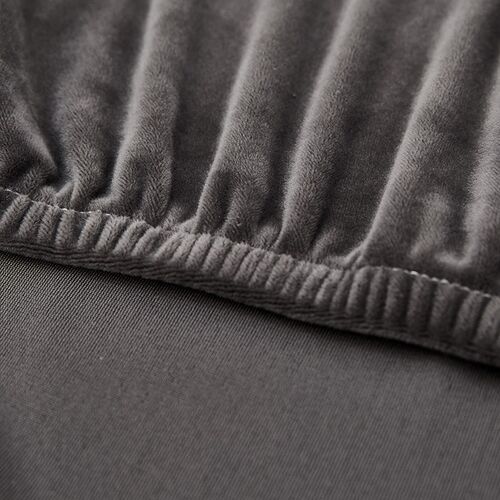 Thick Velvet Sofa Cover Solid Color Sofa Cushion Cover Elast