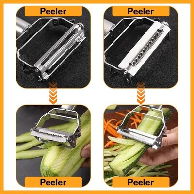 Multifunctional Kitchen Peeler Vegetable Fruit Peeler Stainl