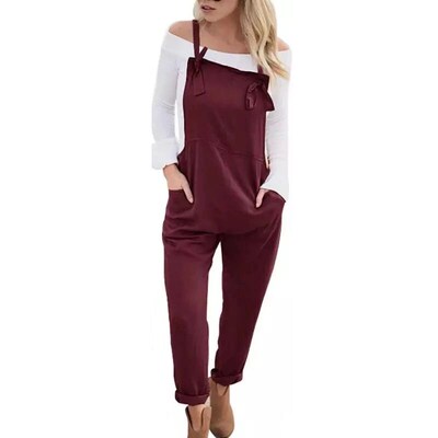 Women Overalls Jumpsuit Clothing Plus Size Maternity Pants L