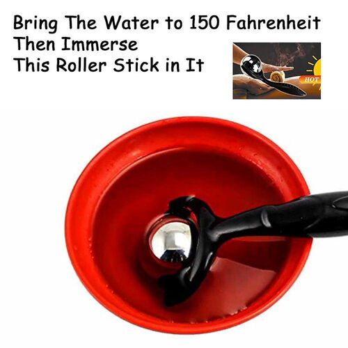 360 Rotate Roller Massage Ball Cold Hot Physical Therapy Mas