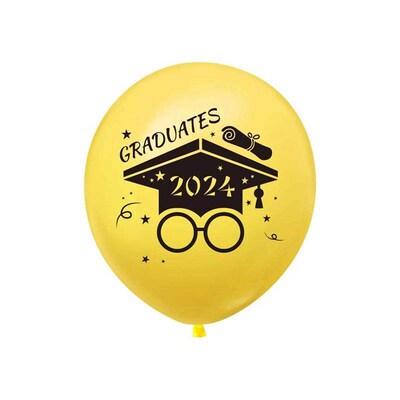 2024 Graduation Season Party Decoration, Latex Balloons, Gra