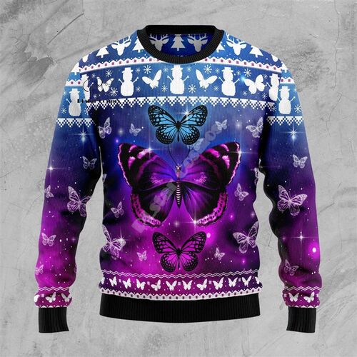 Xmas Santa Claus Cat Animal Colorful Tattoo Retro 3DPrint Fu