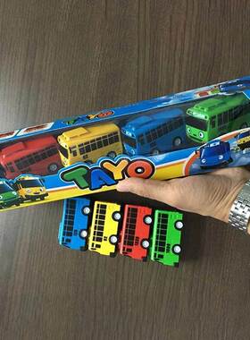 4pcsset Anme Tayo the Lttle Bus Educatonal Toys Cartoon