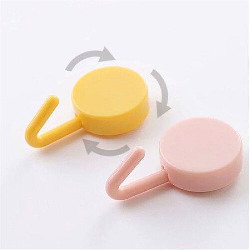 10Pcs Self Adhesive Wall Hook Strong Without Drilling Coat