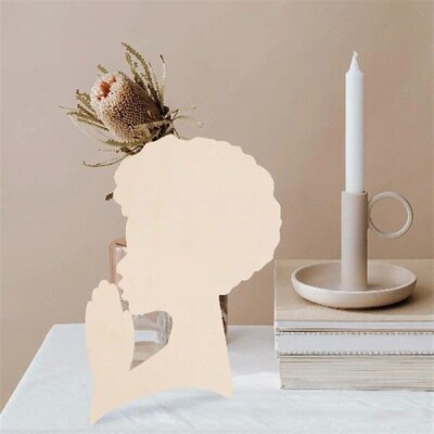 Wooden People Cutouts DIY Crafts Blank Wood Pieces