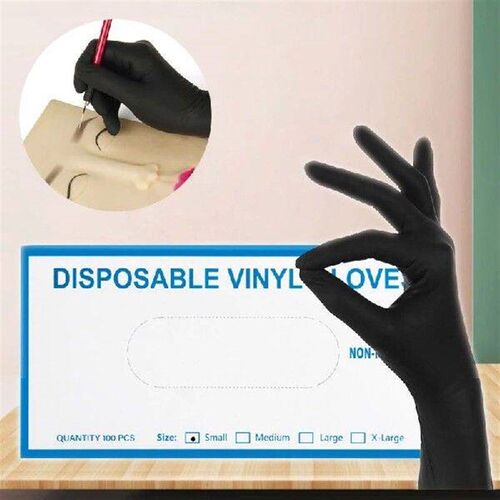 50pcs Disposable Composite Nitrile Gloves Beauty Salon