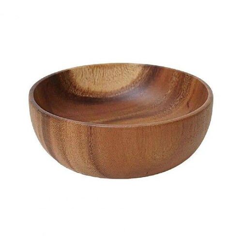 Round Salad Bowl Wooden BPA Free Multipurpose Large