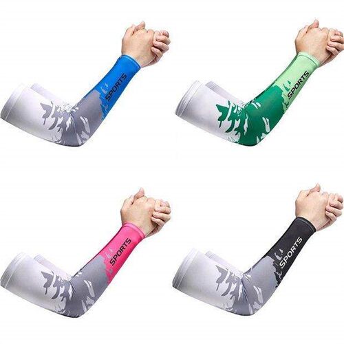 Mens Summer UV Protection Arm Sleeves for Cycling and Drivi