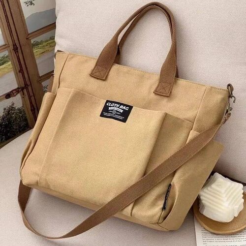 Urban Minimalit Female Student Large Capacity Commuting Hori