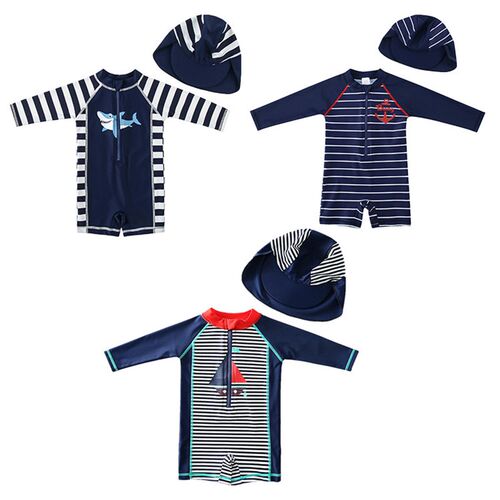 Wishere Baby Swimwear For Boys 3-36M One-piece Swimsuit Kids
