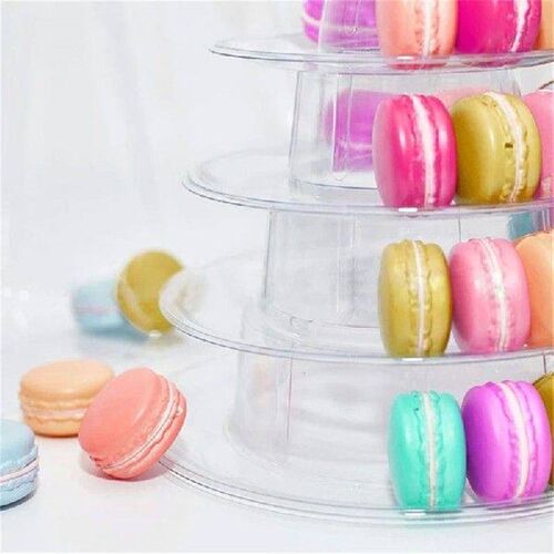 Cake Display Stand with Multitier Designs PET Material for