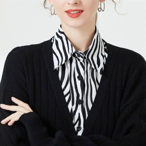 New Lapel Fake Collar Vintage Detachable Shirt False Collar