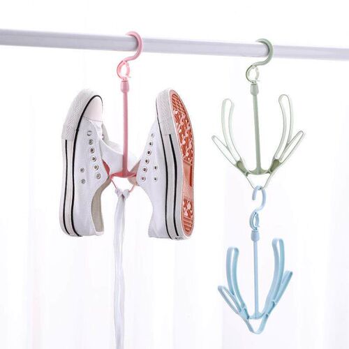 Home Multi-Futional Windproof Shoe Rack Drying Rack Hook