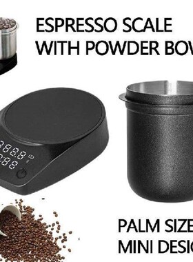 Mini Coffee Scale with Timer Palm Size Espresso Electronic
