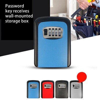 Key Safe Box Outdoor Digit Wall Mount Combination Password L