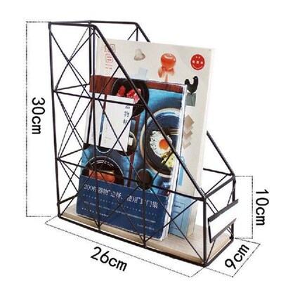 Wooden Iron Storage Rack Organization For Kitchen Bedroom