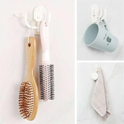 Hanger Hole-free Durable 3 Branch Clothes Rack Creative