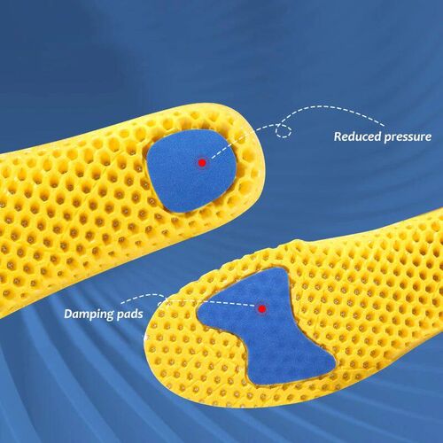 Memory Foam Insoles For Shoes Sole Mesh Deodorant Breathable