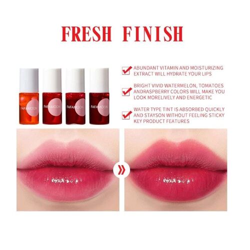 Long Lasting Water Tint Lipgloss Cup-resistant Nourishing Li