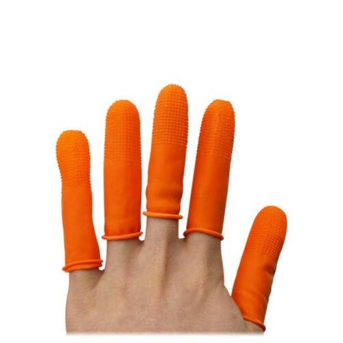 100PCS Non-slip Latex Rubber Finger Cots Anti-static Fingert