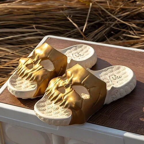 Skull Slippers Demon Cloud Summer beach Sandal Slides yk