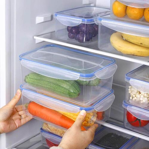 Rectangular refrigerator storage box, kitchen microwave and