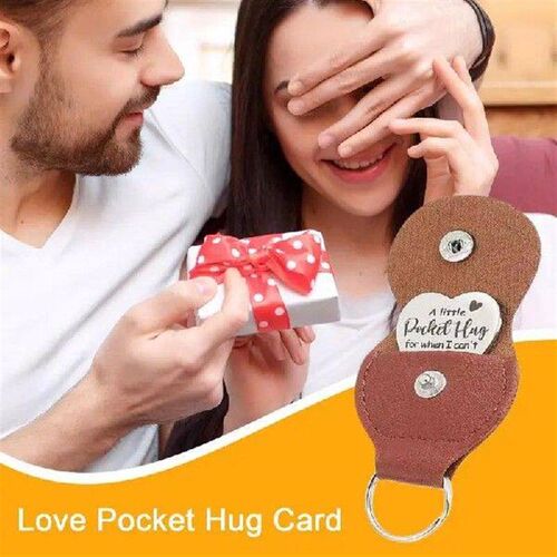 Pocket Hugs For Friends Double Sided Heart Hug Coin With