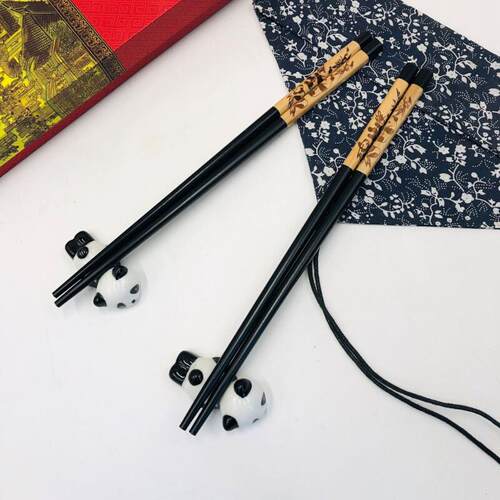 5in1 box Chinese souvenir China panda chopsticks gifts