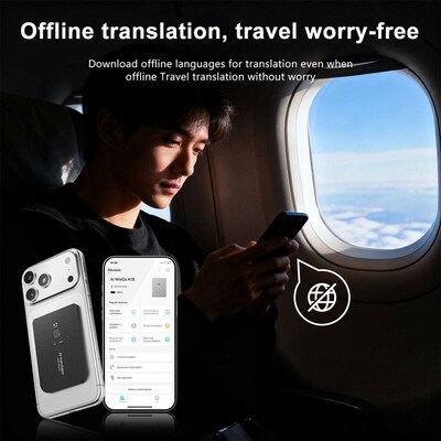 A18 Mini AI Translator Offline Simultaneous Interpretation E